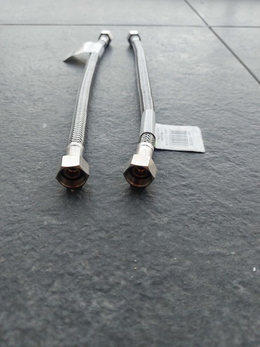 Wężyk w oplocie, stal nierdzewna nowe