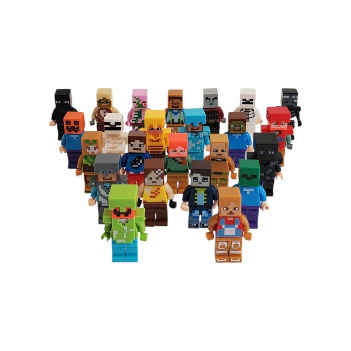 СУПЕР НАБІР фігурок майнкрафт 24 шт для справжній фанатів