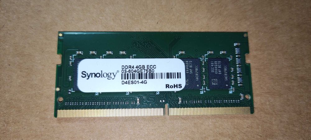 Oryginalna Pamięć RAM Synology ECC DDR4 4GB D4ES01-4G