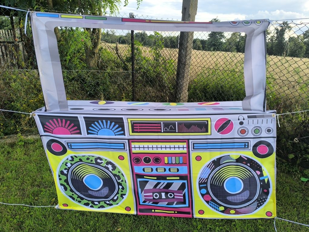 Ścianka do zdjęć retro dj