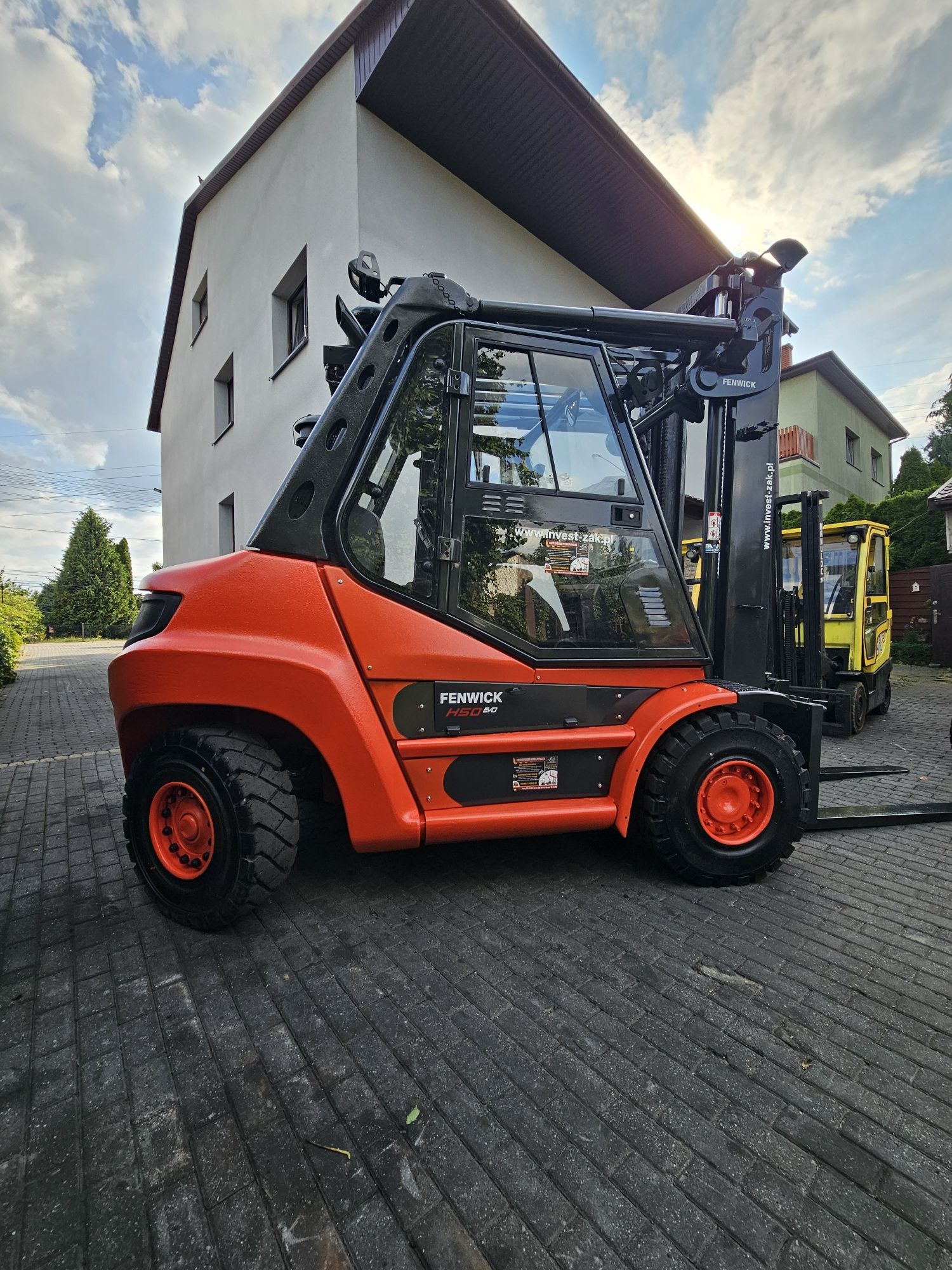 Wózek widłowy FENWICK-LINDE H50EVO 2017 DIESEL 7592h klima transport