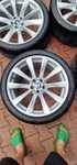 felgi S239 21" z oponami BMW X5 X6 E70 E71 F15 F16 5X120 stan idealny