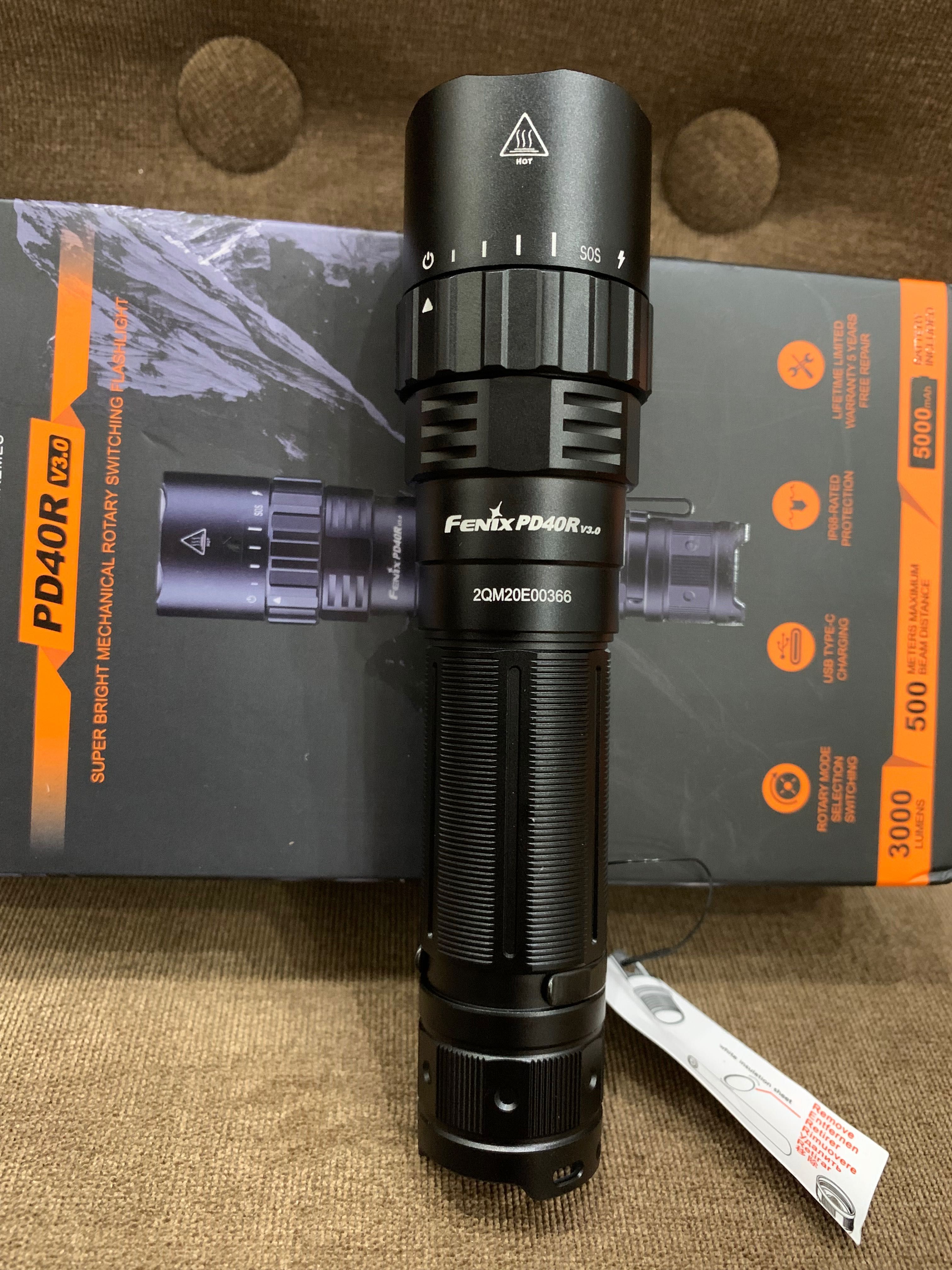 Ліхтар Fenix PD40R V3.0 / PD35R  3000 люмен 500 метрів