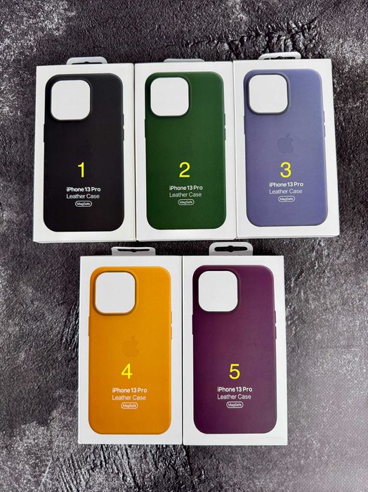 Чохол Leather Case MagSafe + Animation iPhone 13 13 Pro Max чехол