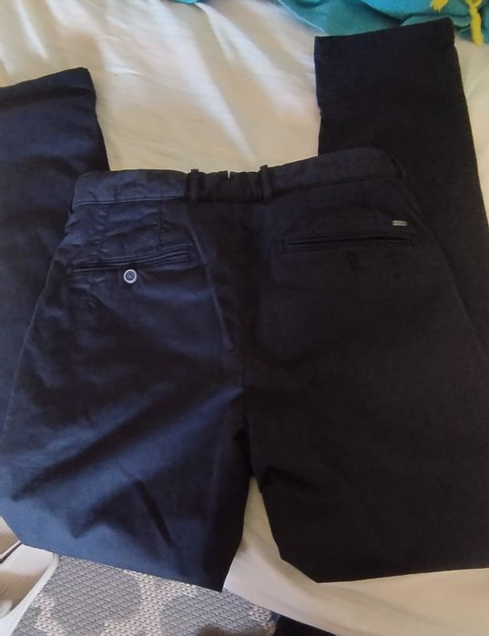 Calça chino azul Mango n40