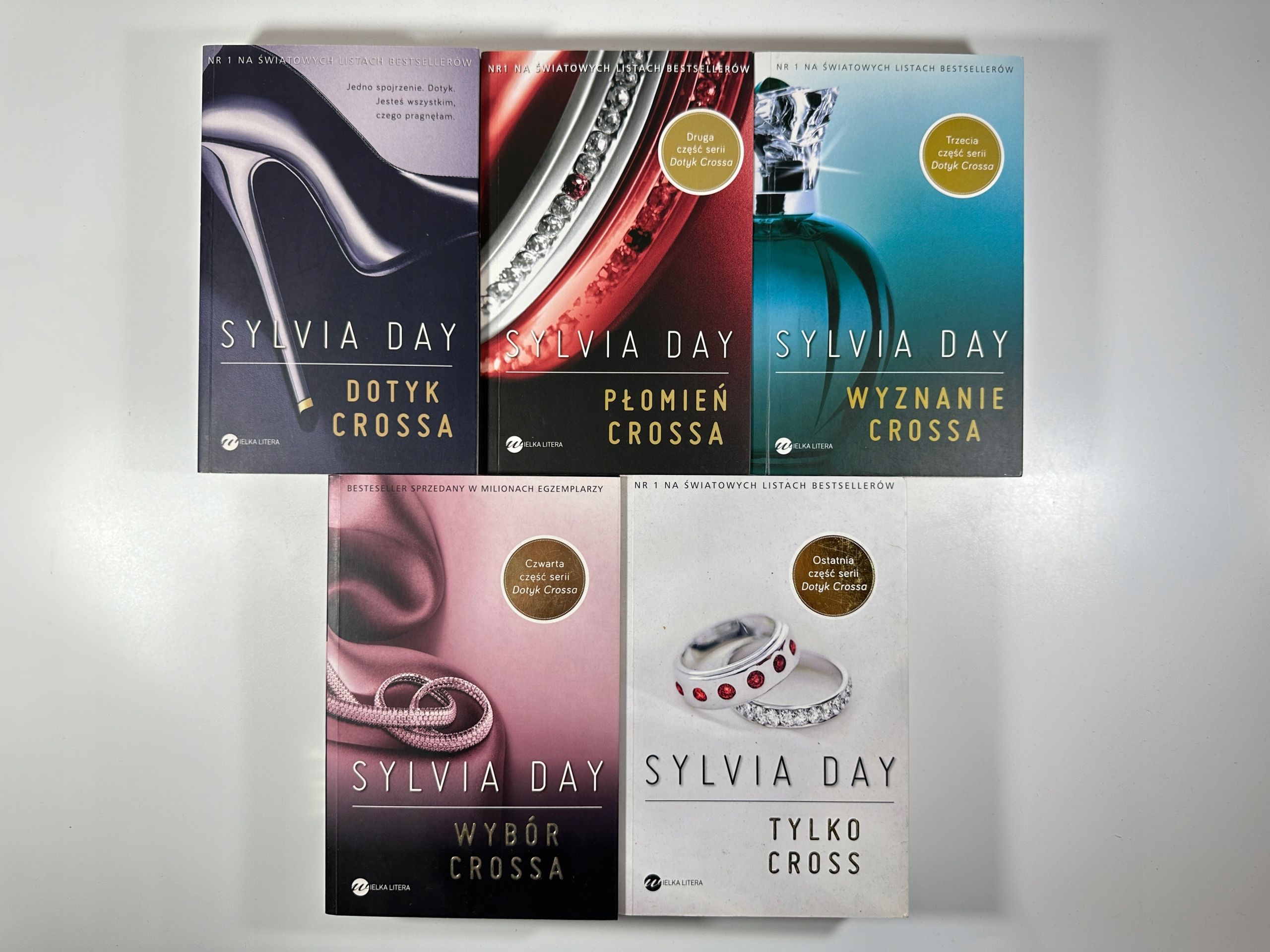 Dotyk Crossa 1-5 / Rozpalona / Sylvia Day