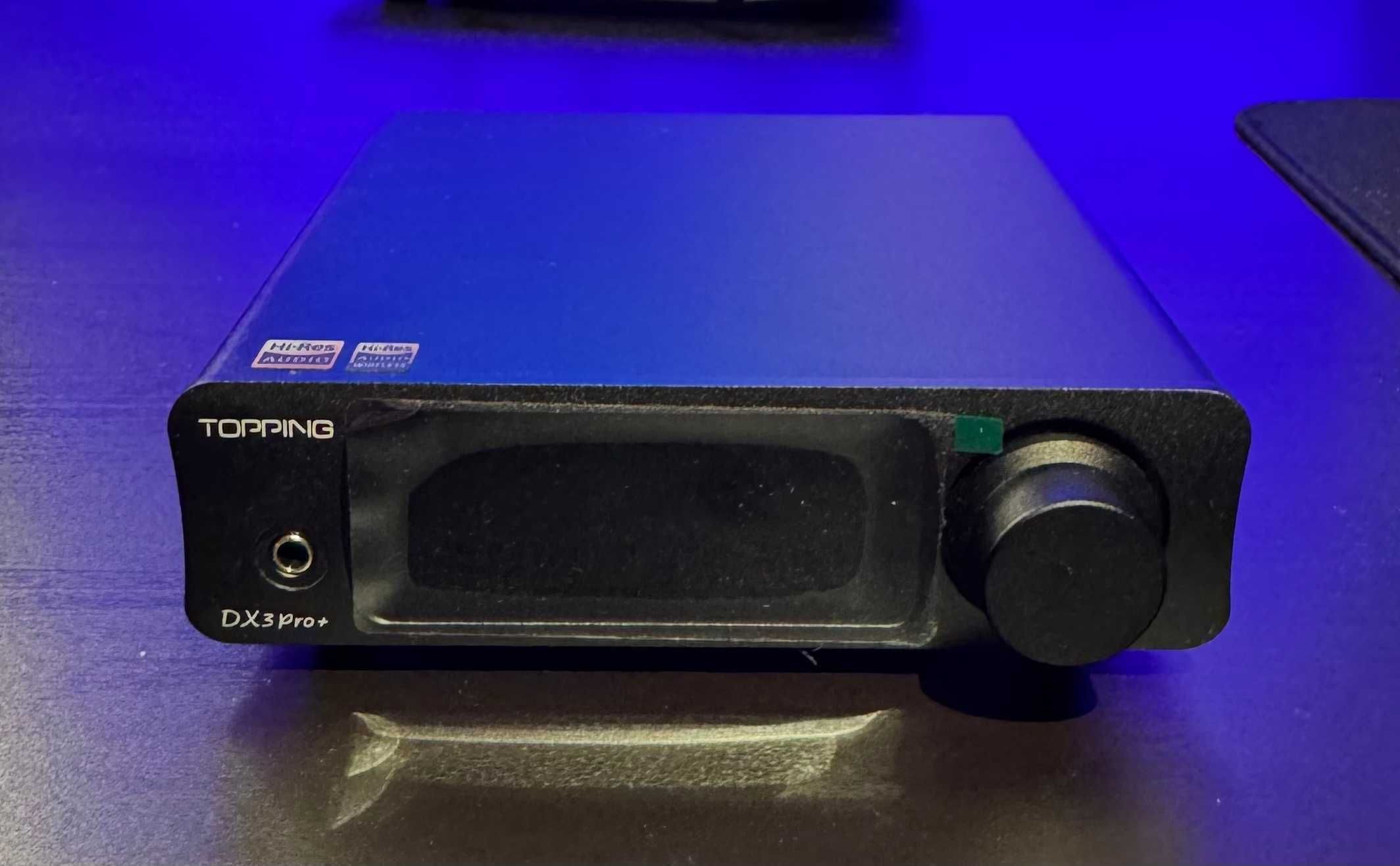 Topping DX3 Pro+ (czarny) Przetwornik DAC z Wzmacniaczem słuchawkowym