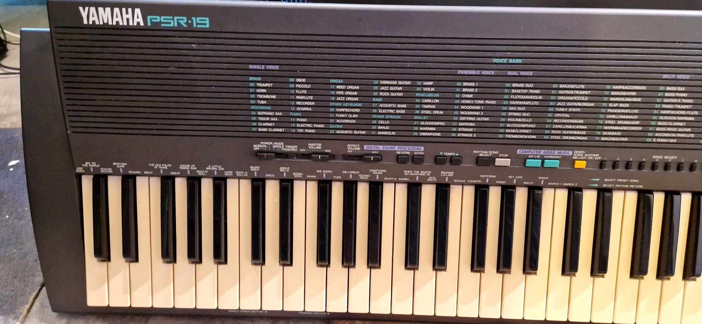 Psr 19 - yamaha keyboard retro syntezator
