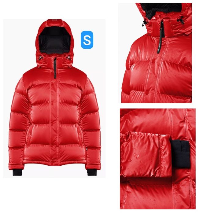 Пуховик Aritzia Super Puff из эксклюзивной ткани Liquid Shine. Оригина