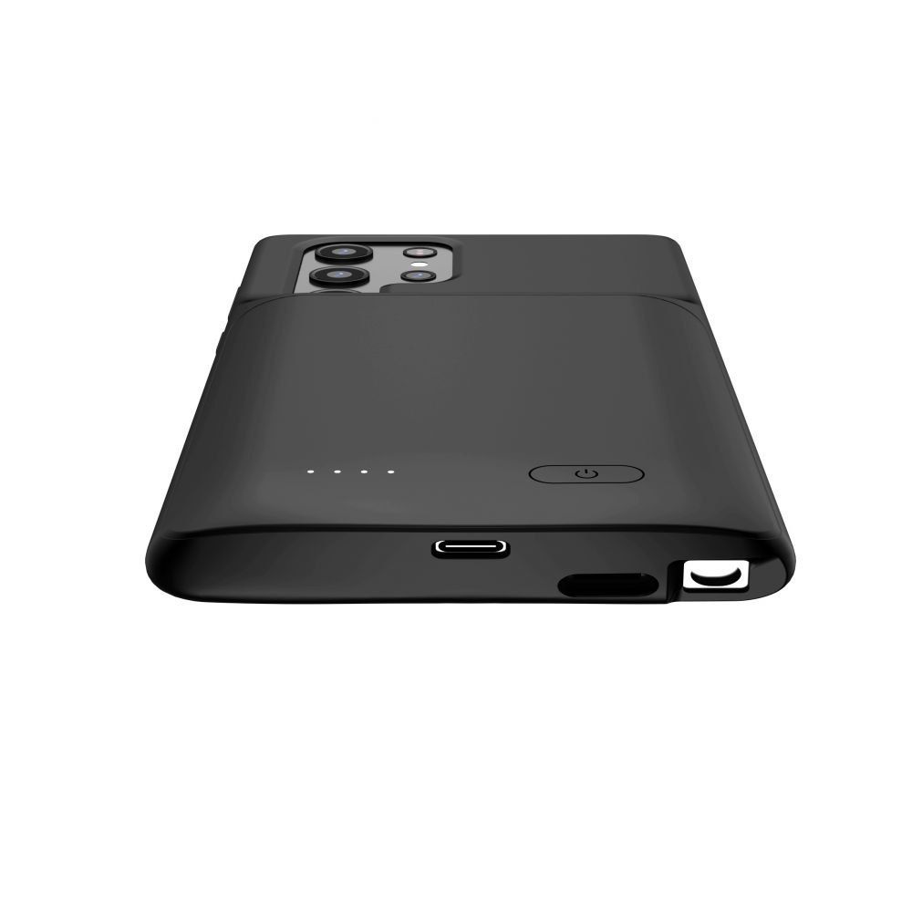 Etui Z Baterią Powercase 4800Mah Do Galaxy S22 Ultra Black