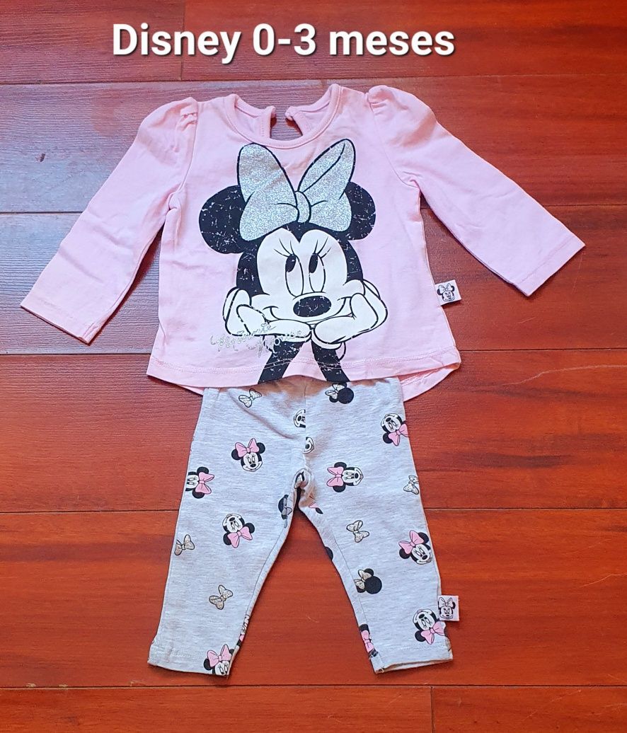 Conjunto 2 peças da Disney 0-3 meses