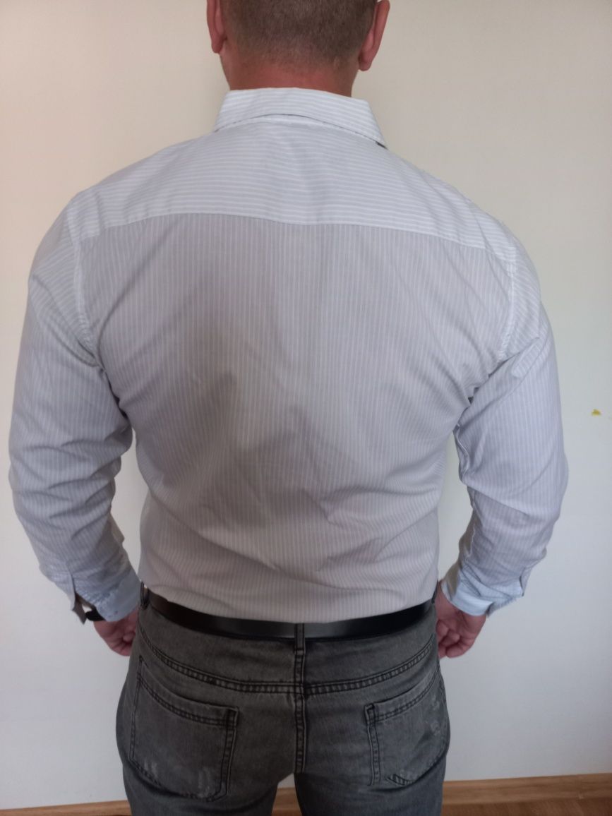 Koszula slim fit roz.L