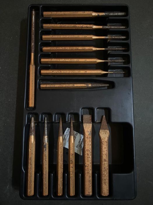 Conjunto punçoes Wurth