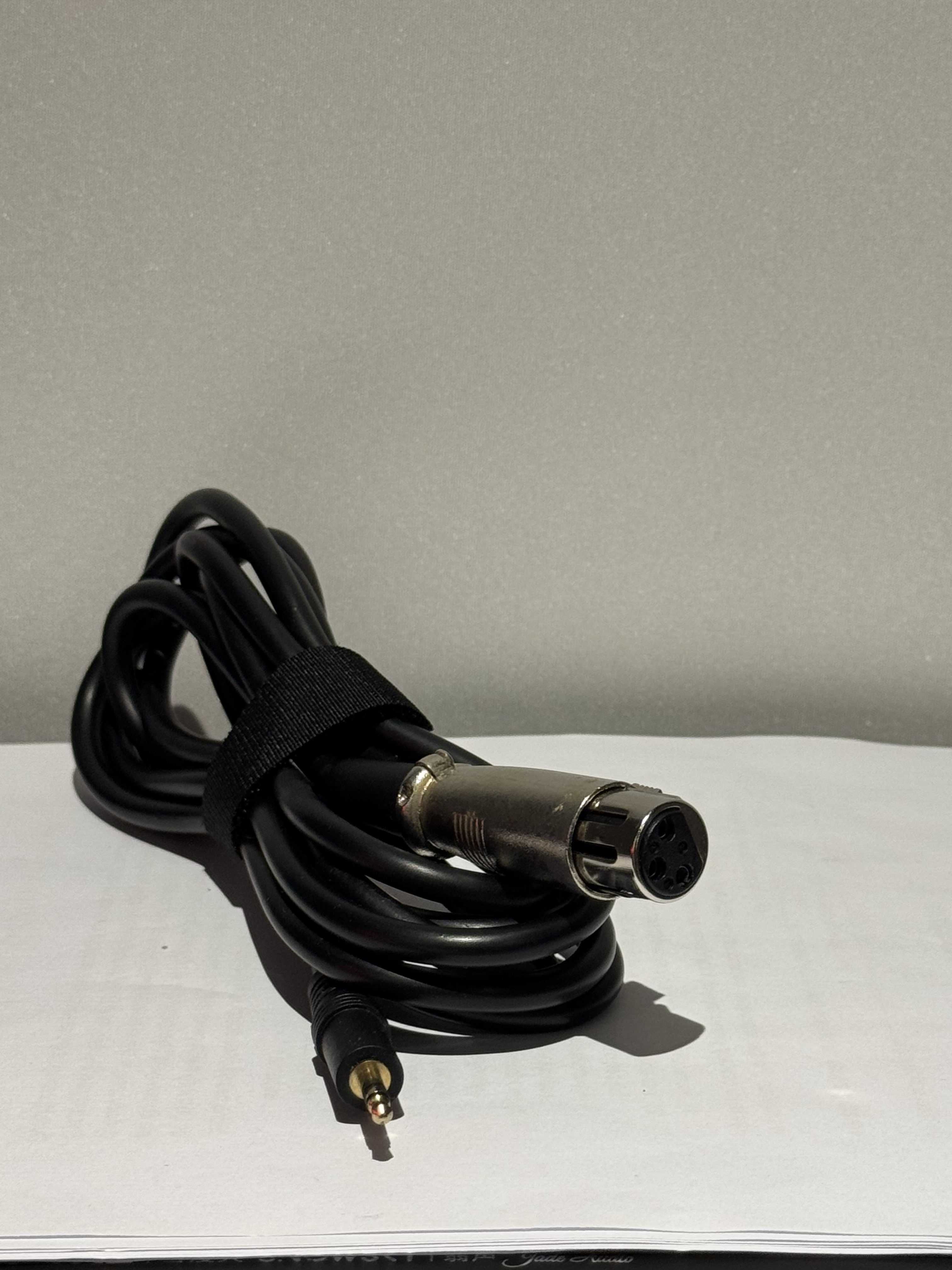 Przewód Mikrofonowy studyjny XLR 3 PIN do mini jack 3.5mm