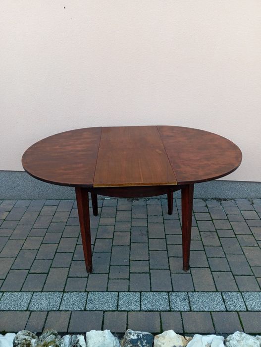 Stół okrągły PRL Transport