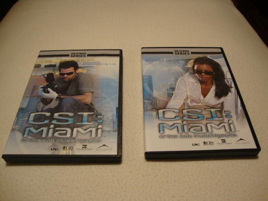 6 DVDs série CSI