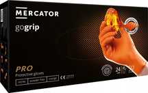 Rękawice Nitrylowe Mercator Gogrip Orange L 50 Szt