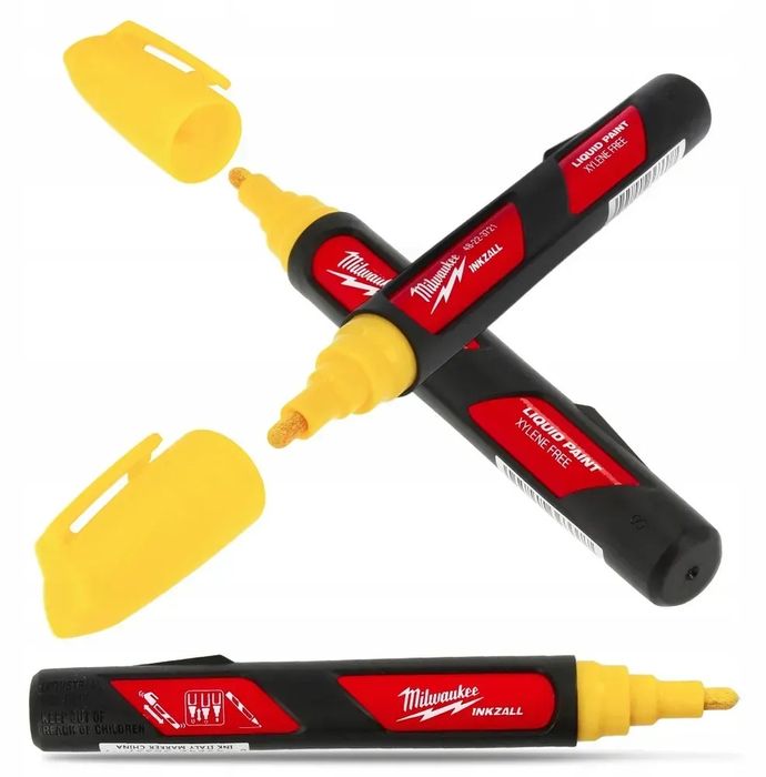 Маркер будівельний  Milwaukee Inkzall LP  Жовтий