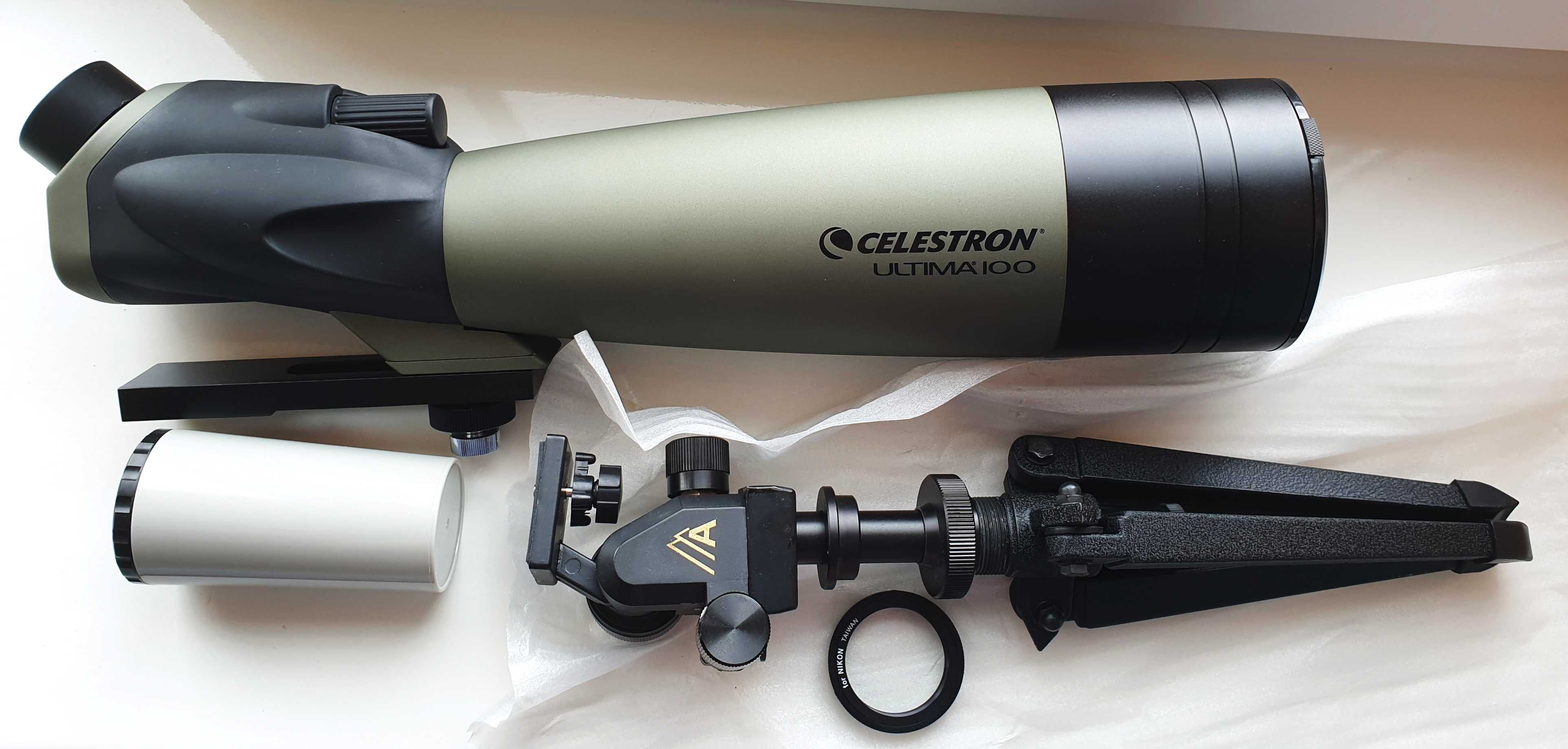 Підзорна труба Celestron Ultima 100 та штатив Alpen Optics 705 (разом)