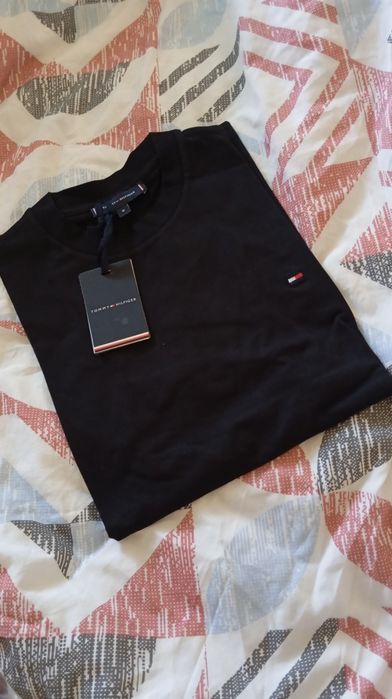 Koszulka t-shirt męska czarna Tommy L