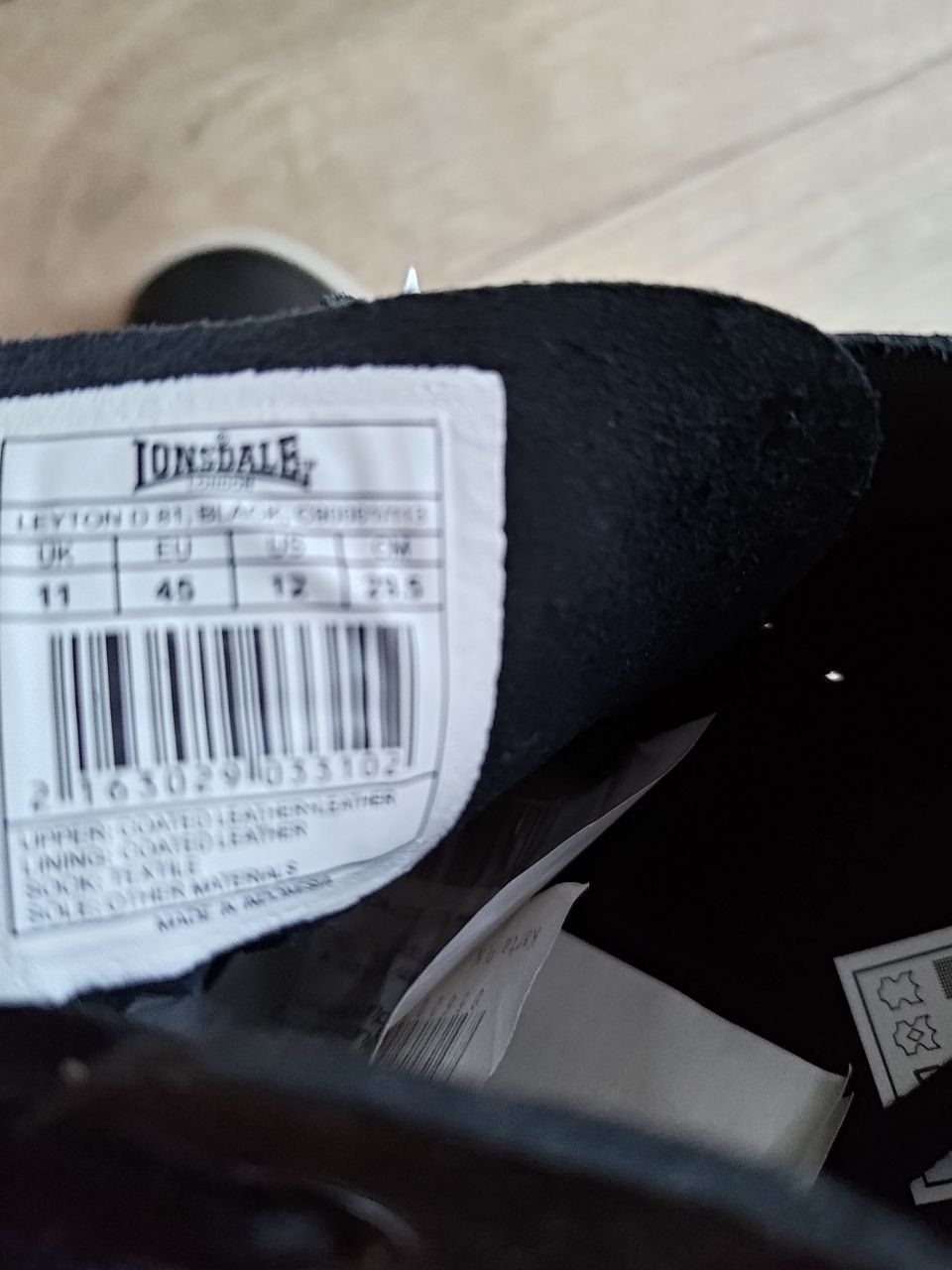 Buty Lonsdale. Skóra naturalna. Rozmiar 45.