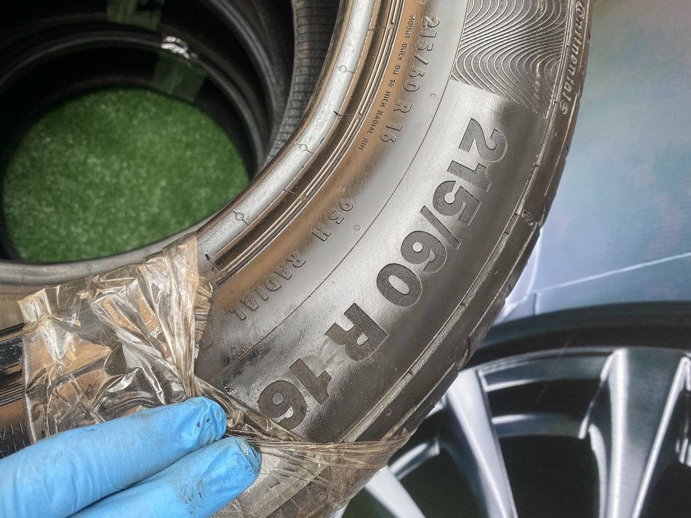 215/60 R16 Continental ContiPremiumContact 5, 19г комплект шин летних.