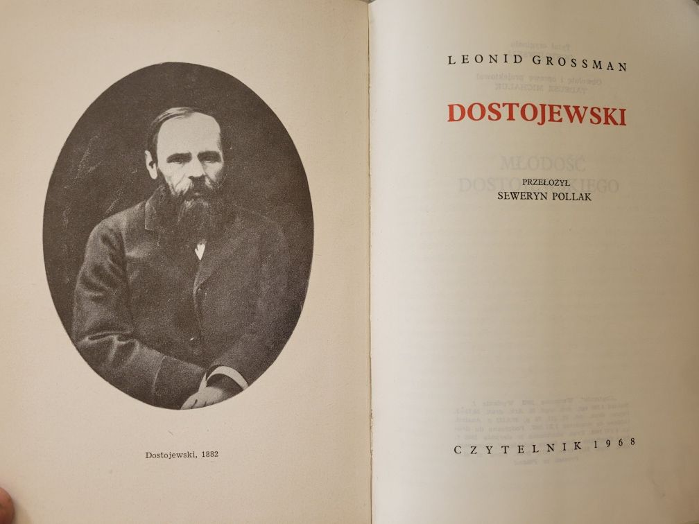 Leonid Grossman Dostojewski 1968 Czytelnik wyd.1