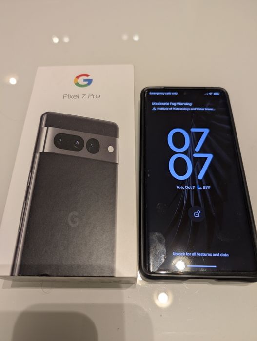 Google Pixel 7 Pro 128GB - Bardzo Dobry Stan + Etui Spigen