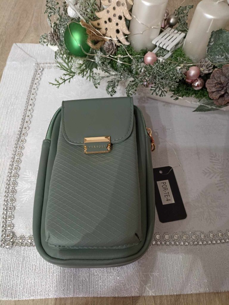 Torebka rowerowa na telefon khaki Versoli