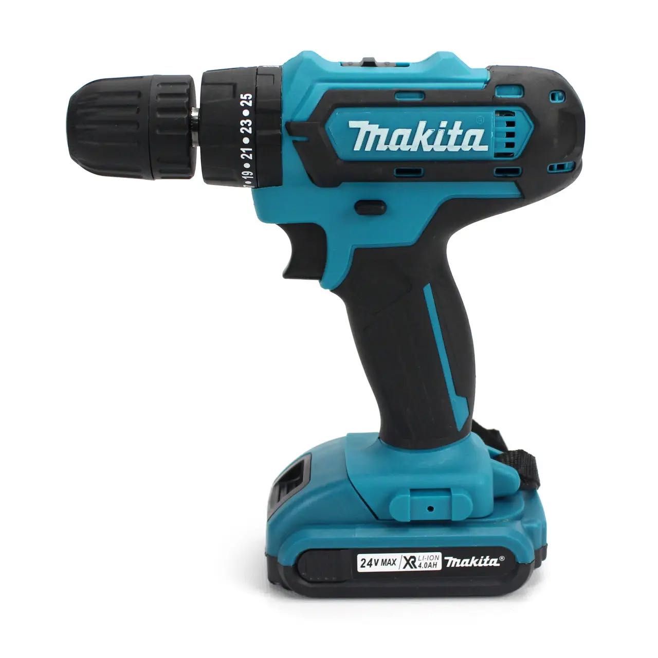 Ударный шуруповерт Makita 550 DWE 24V4A/h Li-Ion+набор инструмента