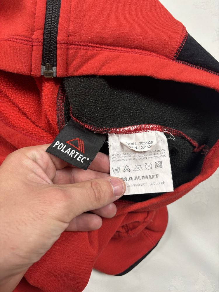 Kurtka Polarowa Mammut Polartec czerwona L