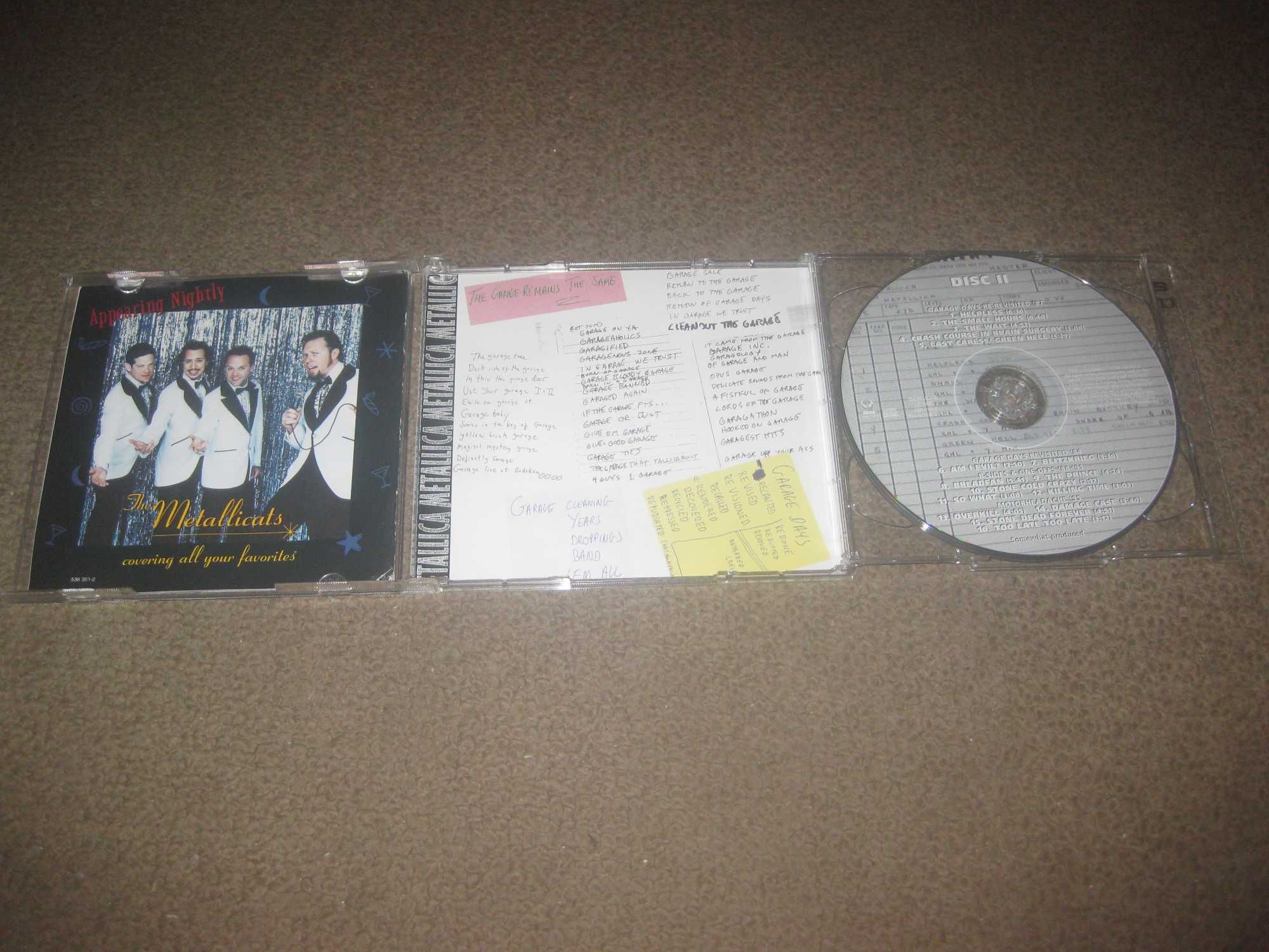 5 CDs dos "Metallica"