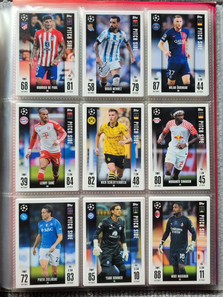 Lote de cartas Match Attax e Extra 23/24