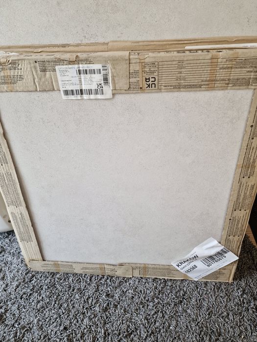 Gres w I-szym Gat. Furato White Lapatto Gr. formatu : 4,28 mkw 60x60cm