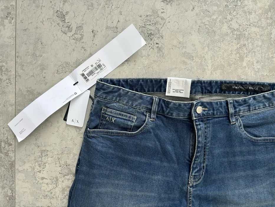 Джинси чоловічі Armani Exchange 36 розмір сині фірмові