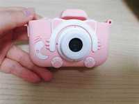 Gofunly Różowy aparat  cyfrowy dla dzieci 2,0 cala z ekranem 20 MP