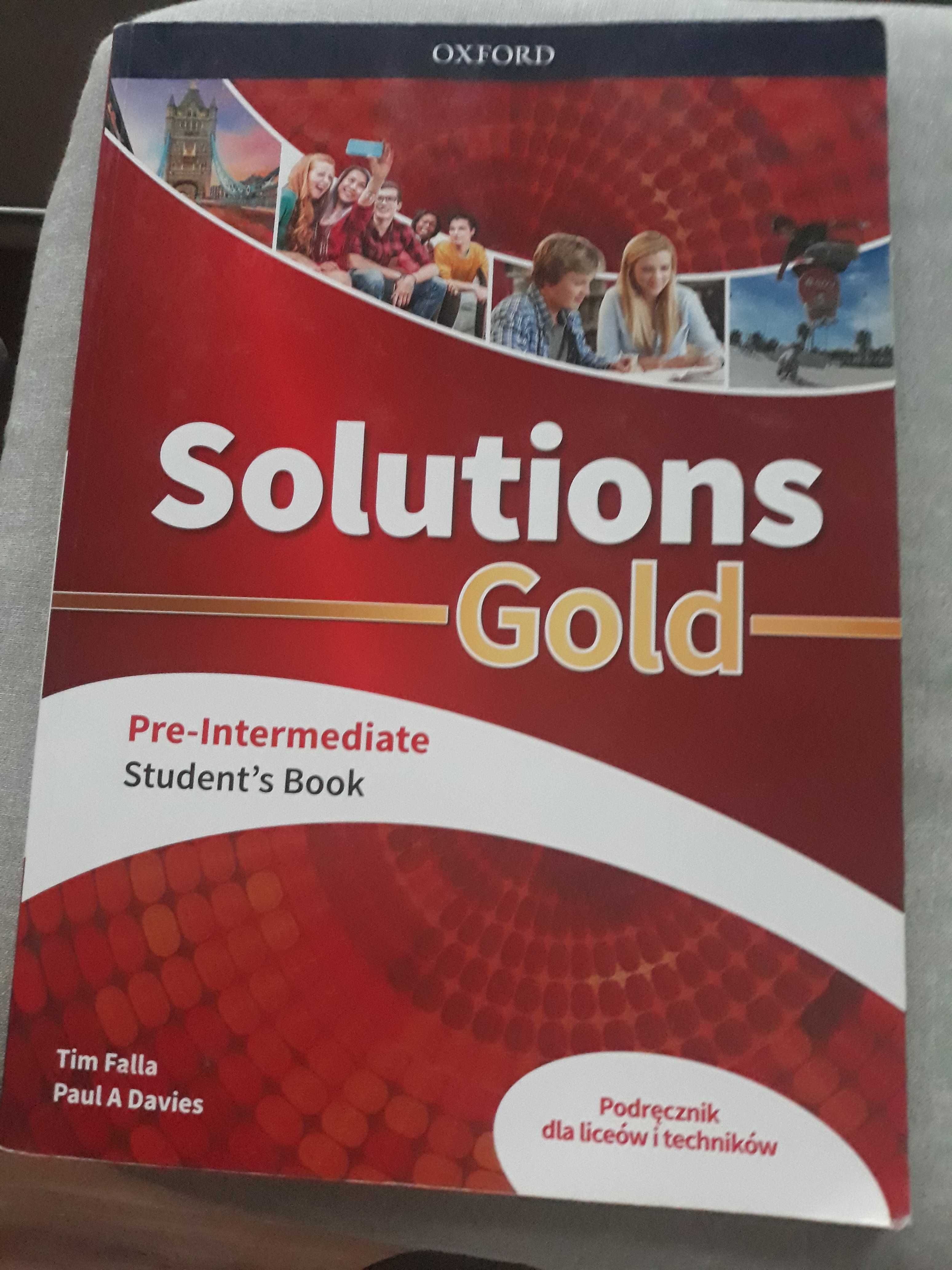 podręcznik Solutions Gold pre-intermediate