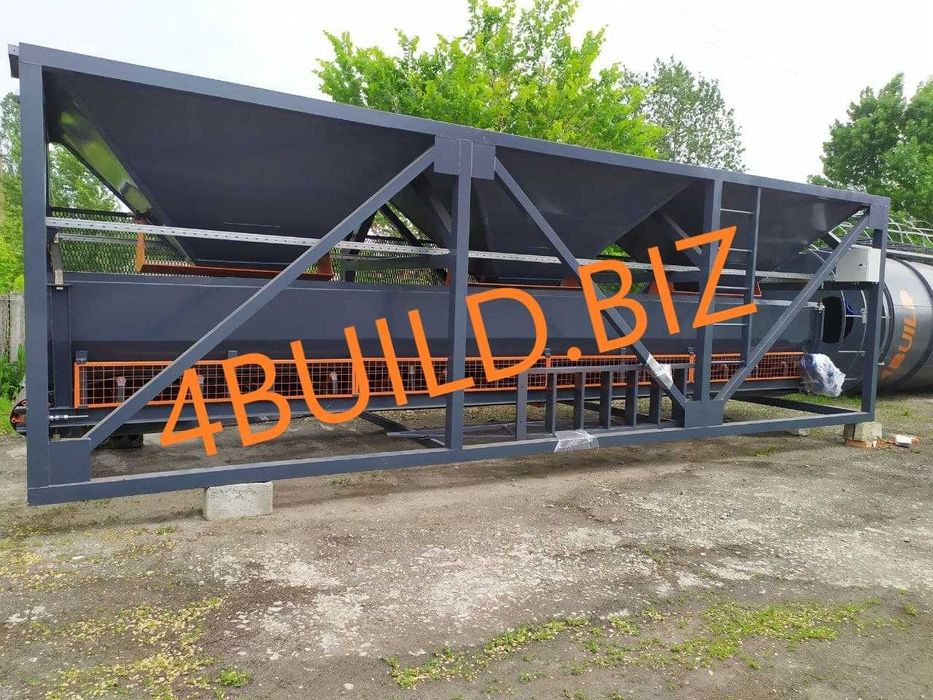 Бункера дозаторы, Бетонный узел, ленточный конвейер