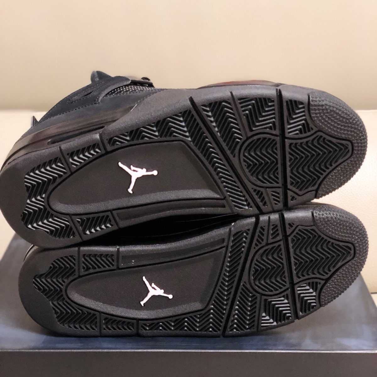 Jordan4Air4RetroBlack CatUnisexTrampki R.38