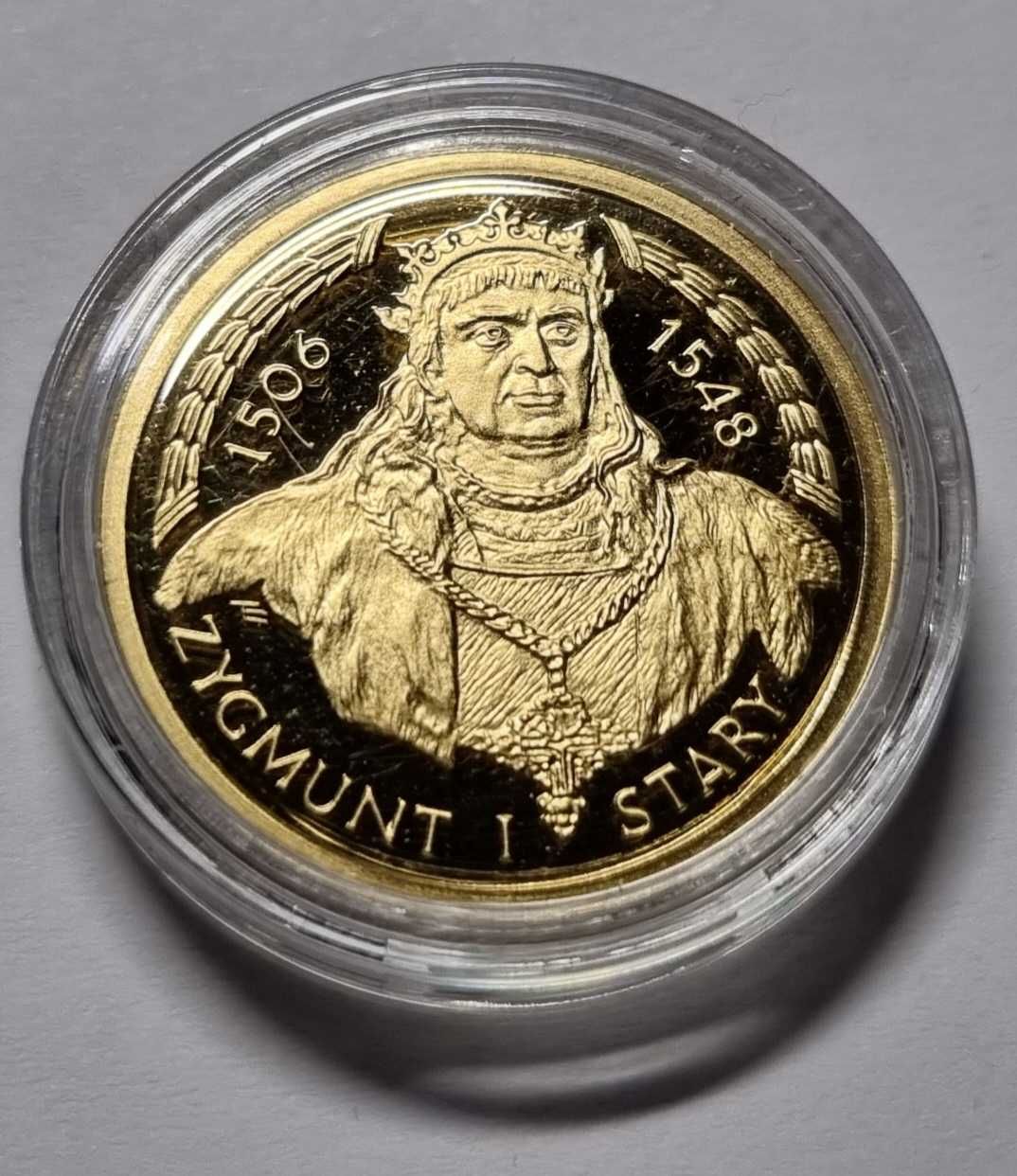 100 zł Au Zygmunt I Stary - złota, kolekcjonerska