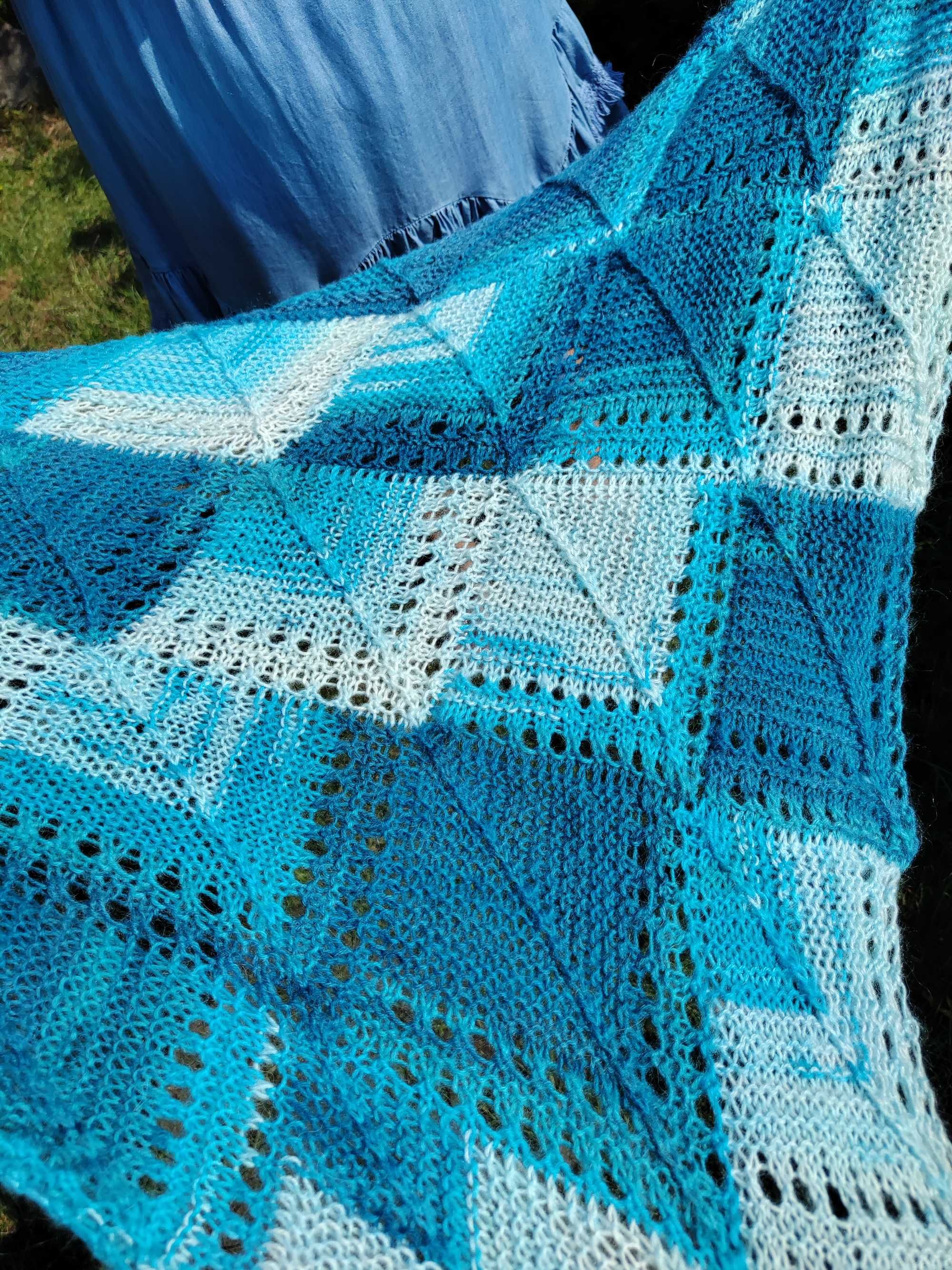 Chusta szal trójkątna handmade YA845-1