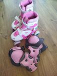 Regulowane 3w1 rolki Croxer Missy rozm 27-30 + ochraniacze