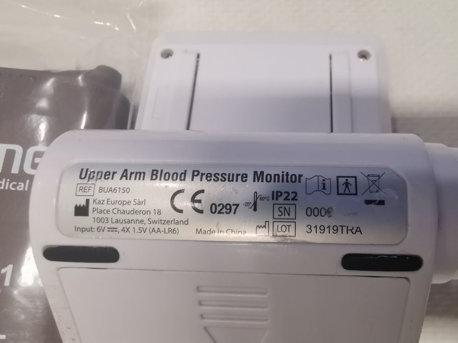 Ciśnieniomierz Braun BUA 6150 + nowe baterie + nowy mankiet