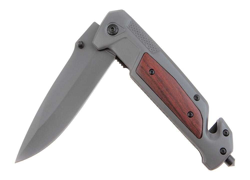 KLASYCZNY sprężynowy nóż włoski stal 420 - italy milano 22cm N-394C