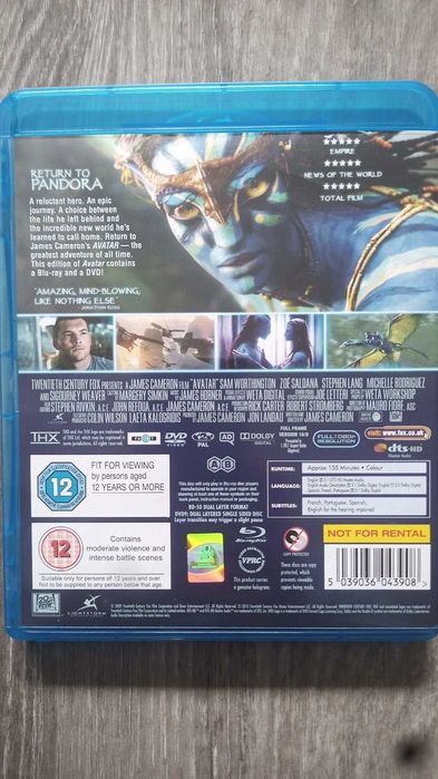 AVATAR 1 _ filme em BlueRay (Legendas em Português)