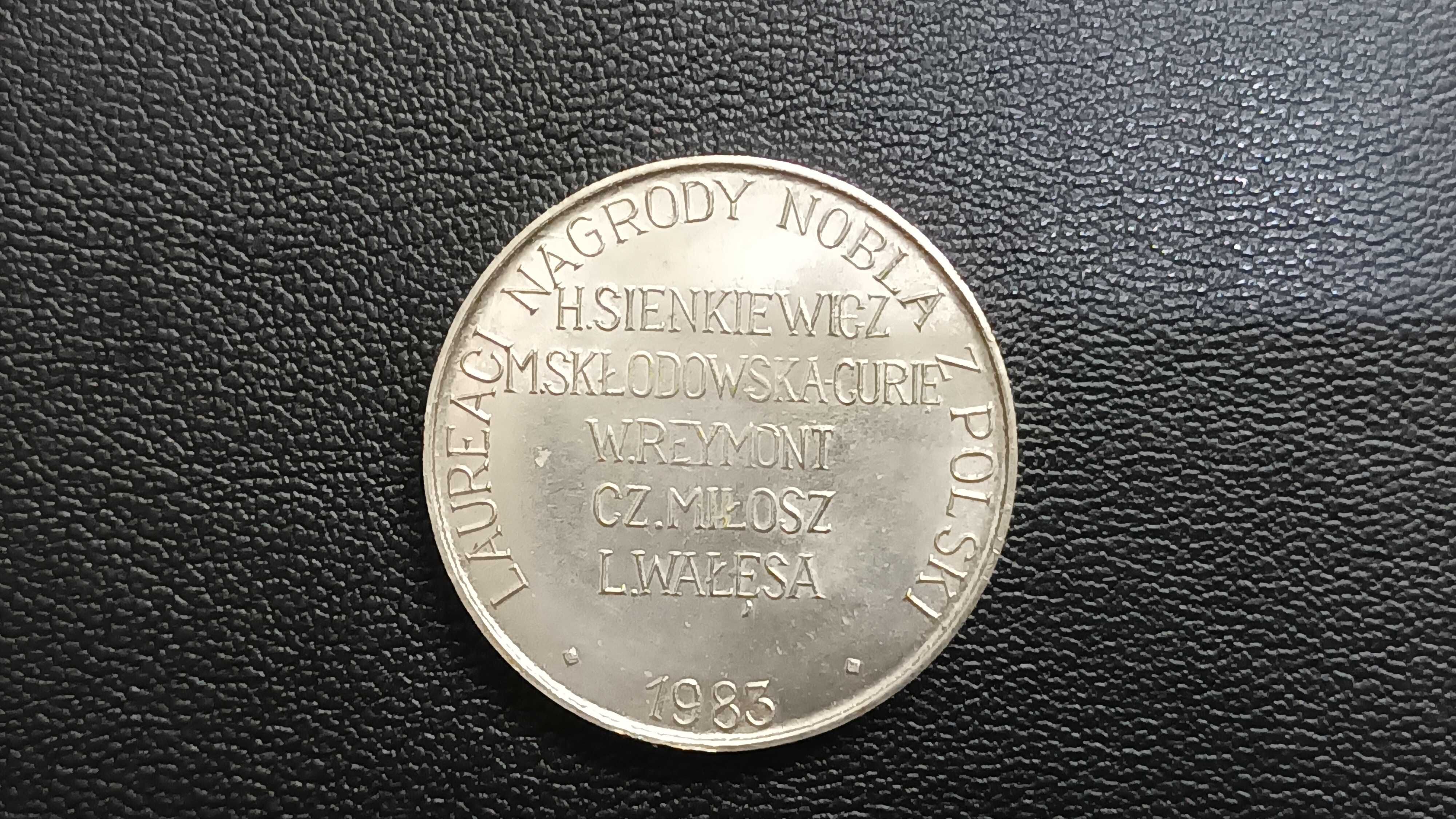 Medal Pokojowa Nagroda Nobla - Lech Wałęsa 1983