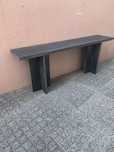 Conjunto de bancos em ardósia