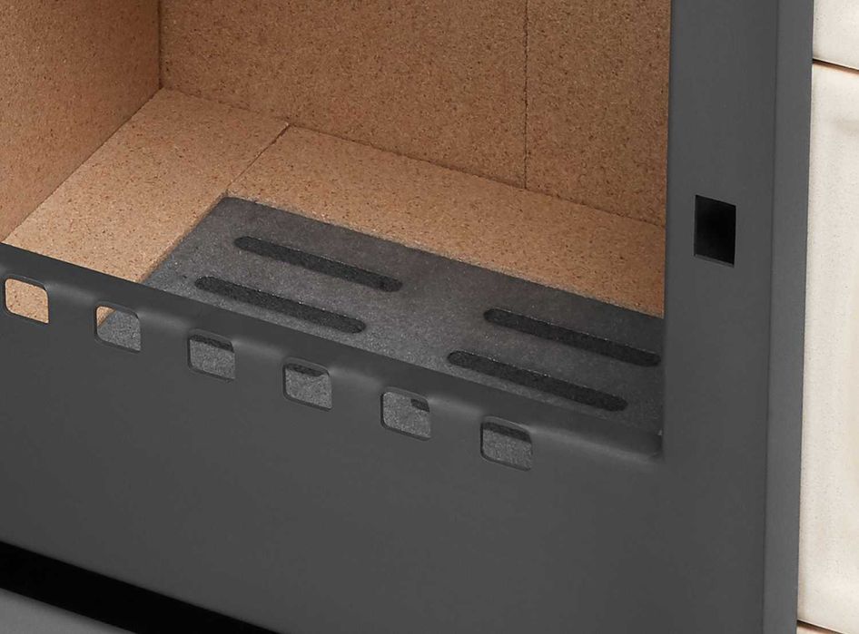 Piec kominek kaflowy koza wolnostojący ELDUR IVORY 11kW