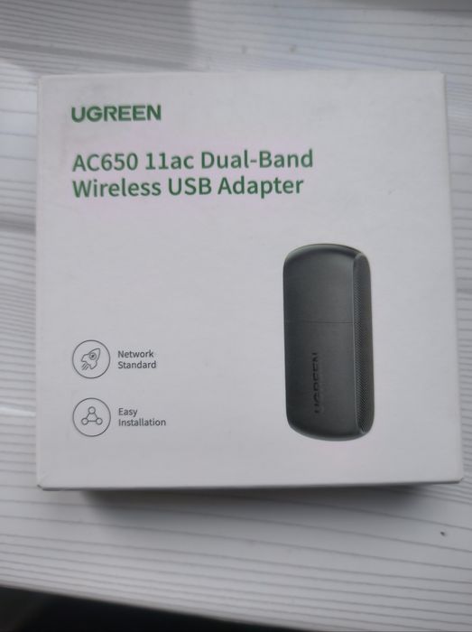Wi-Fi USB адаптер UGreen CM448
AC650 USB Adapter (20204)