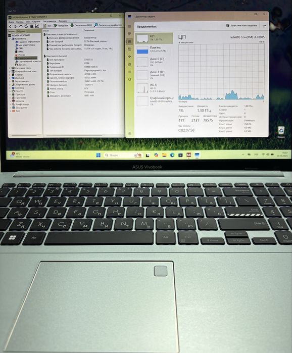 ASUS VivoBook Go E1504GAB | 8 ядер та 8 потоків